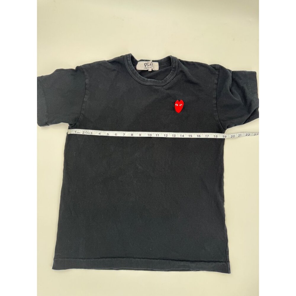 Comme Des Garcons Play Black Heart Logo jersey T-Shirt Size L Made In Japan - Picture 7 of 14